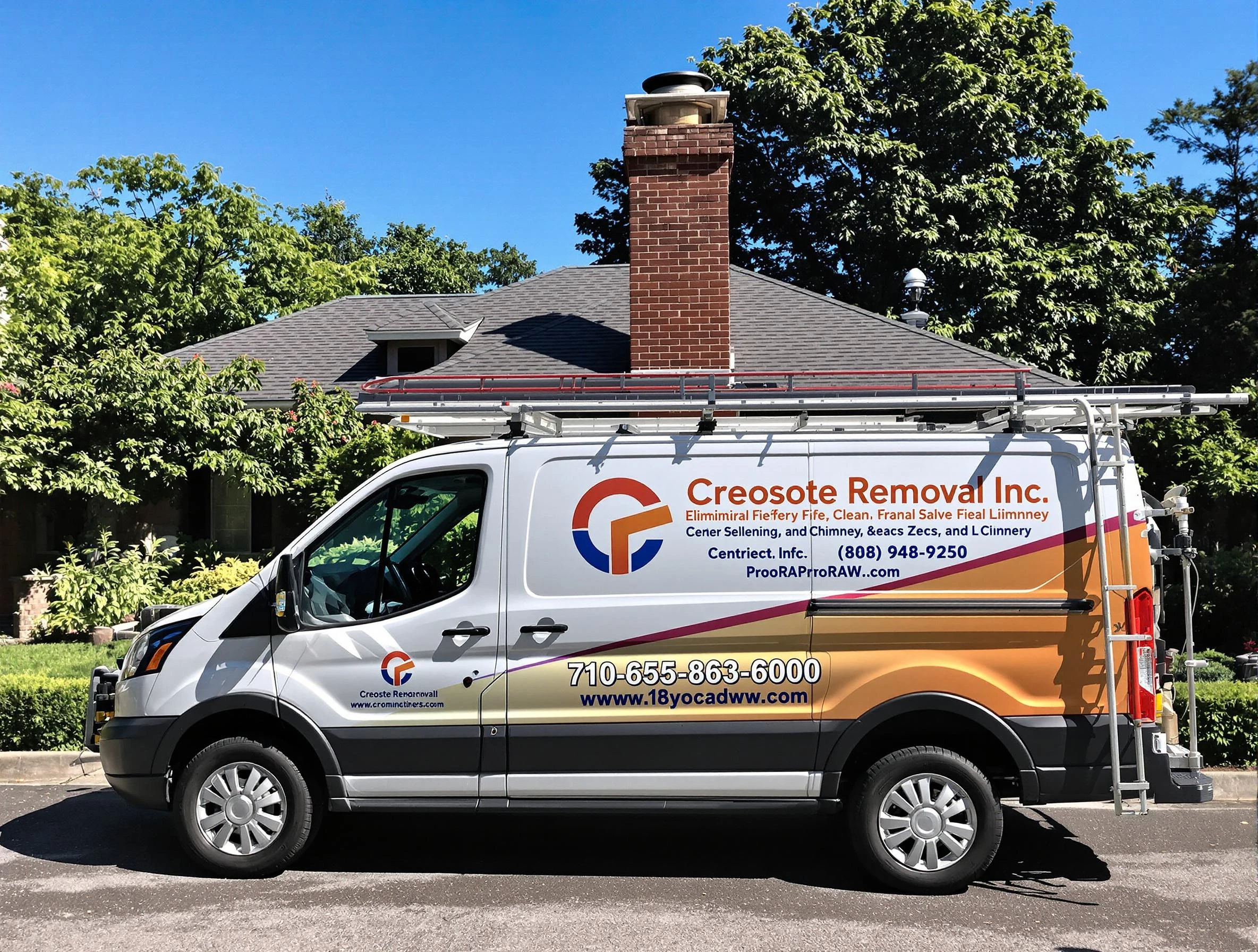 Lacey Chimney Sweep technician removing creosote safely in Lacey, NJ